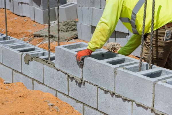 Concrete Blocks Installation in Statesville