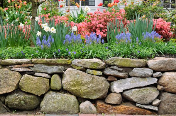 Stone Wall Hardscaping in Statesville