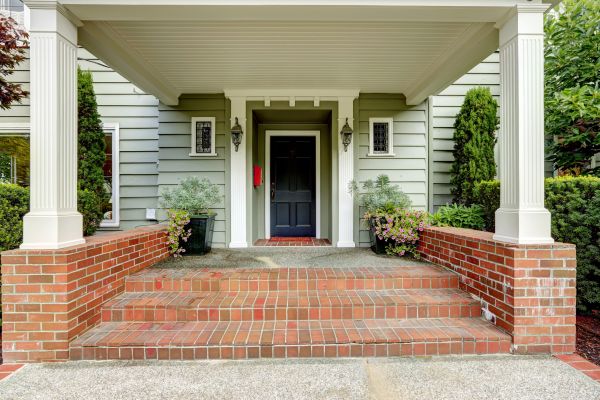 Front Porch Masonry Repair in Statesville