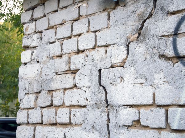 Cracked Brick Wall Repair in Statesville