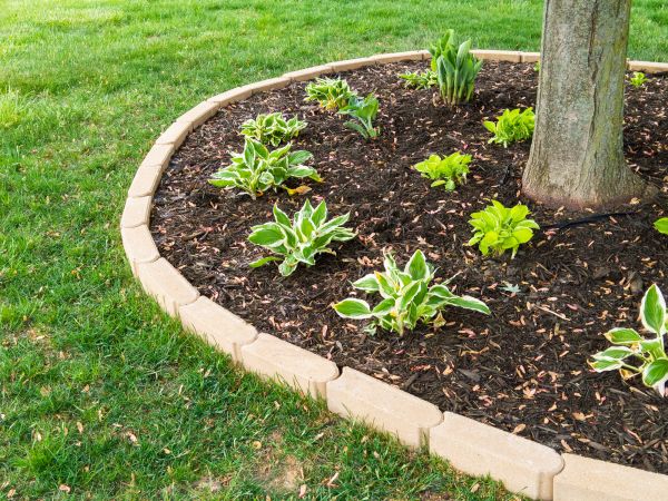 Stone Border Installation in Statesville